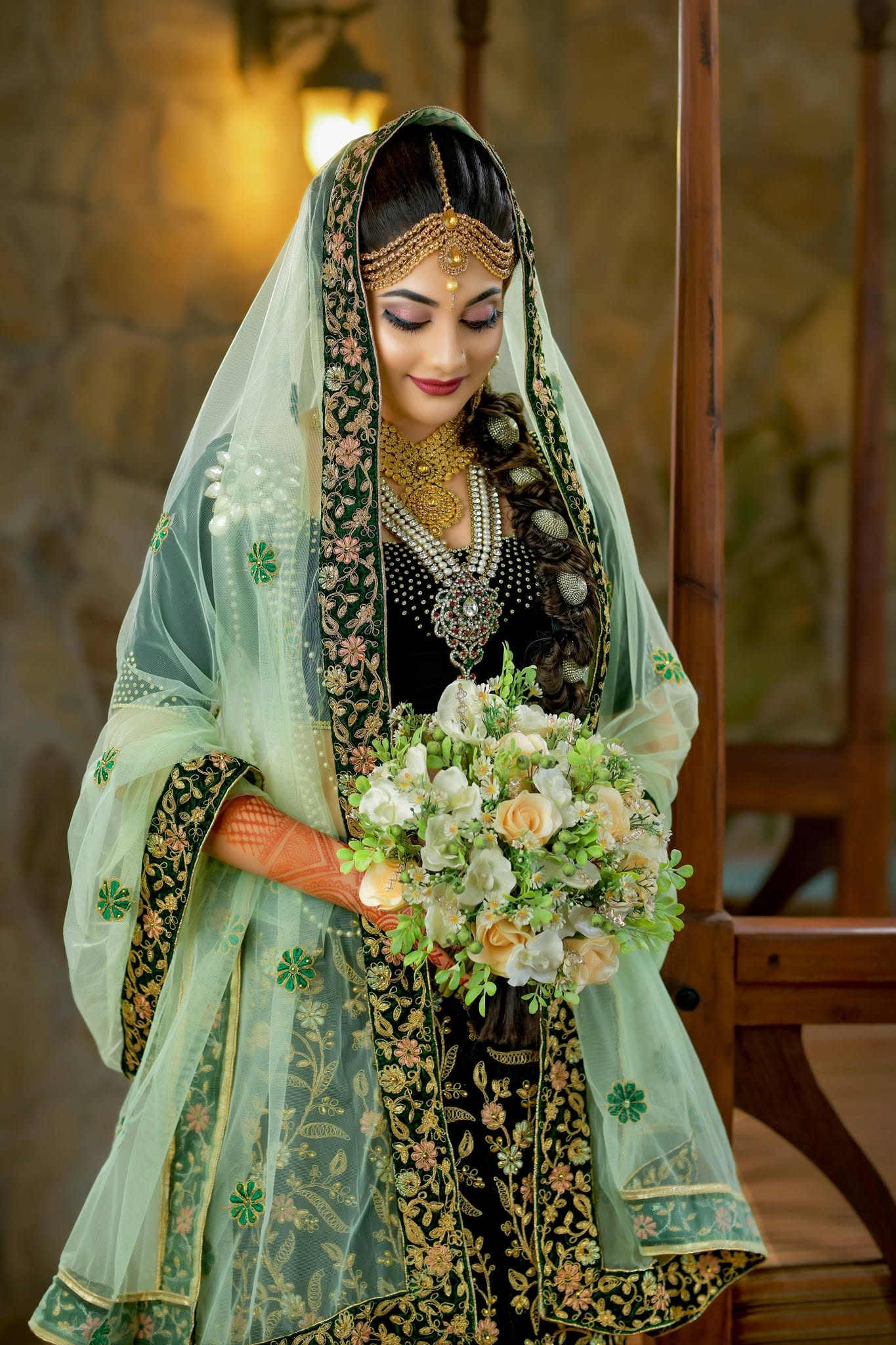 Hindu Tamil Bridal Dressing